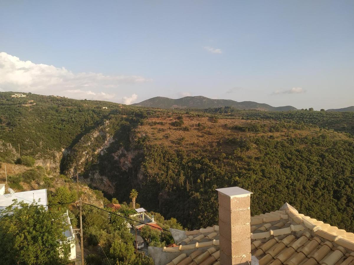 Papadeas Villas Megali Mantineia Bagian luar foto